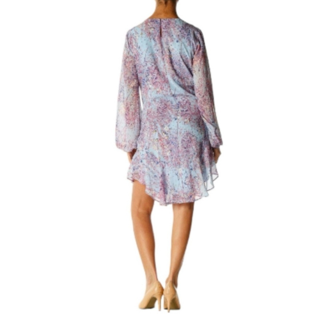 BCBGMAXAZRIA | Blue Bell Windswept Tunic Dress - Picture 2 of 4